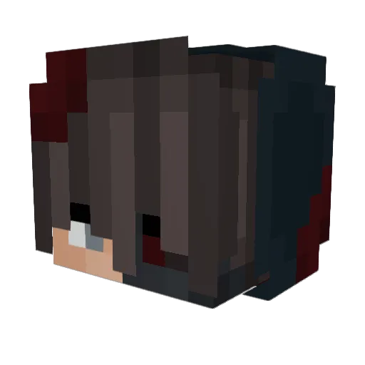 pagGG1 Minecraft avatar head, 3D render