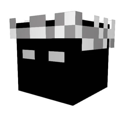 pagan_24 Minecraft avatar head, 3D render