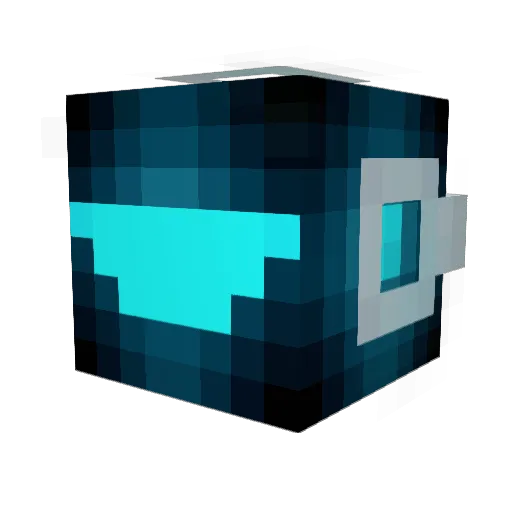 page7123 Minecraft avatar head, 3D render