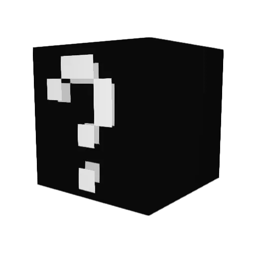 pagusy Minecraft avatar head, 3D render