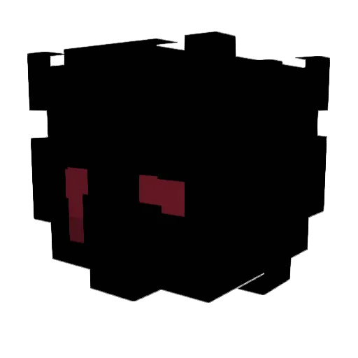 pahb Minecraft avatar head, 3D render