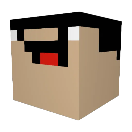 pahlixsb Minecraft avatar head, 3D render