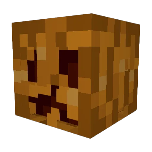 pain2 Minecraft avatar head, 3D render