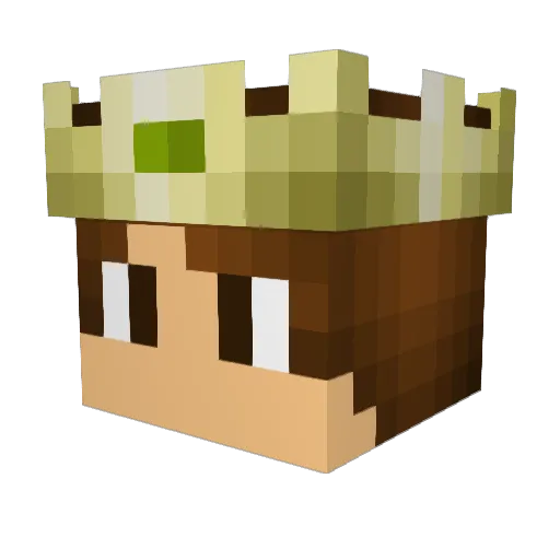 paintballmiller Minecraft avatar head, 3D render