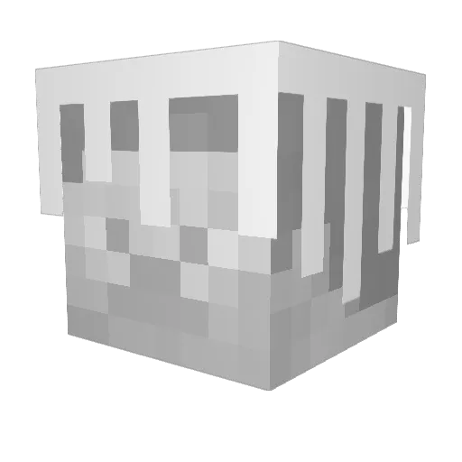 paintdacityred Minecraft avatar head, 3D render