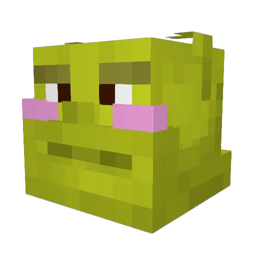 pajak_ Minecraft avatar head, 3D render