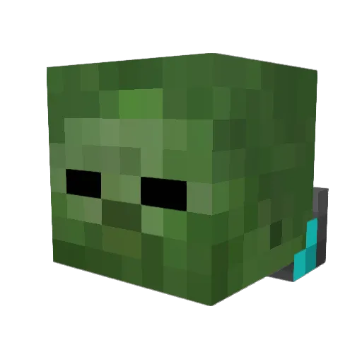 pajti1326 Minecraft avatar head, 3D render