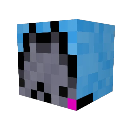 pakasterasia Minecraft avatar head, 3D render