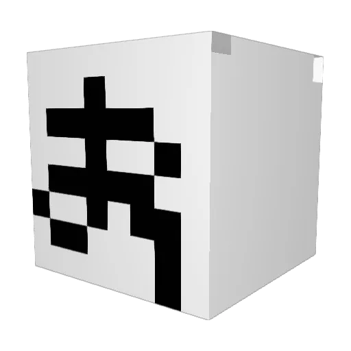 pakotetsu Minecraft avatar head, 3D render