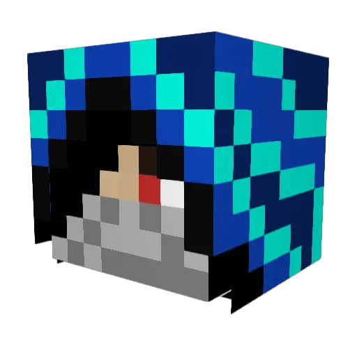 pal1115 Minecraft avatar head, 3D render