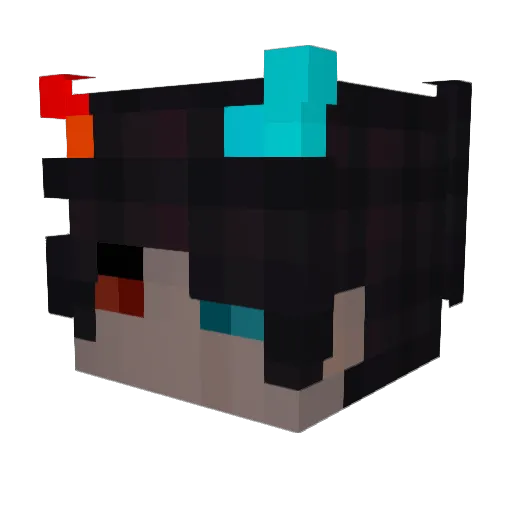 palal14 Minecraft avatar head, 3D render