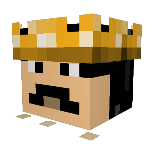 palayan1 Minecraft avatar head, 3D render