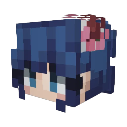 paleolatrans Minecraft avatar head, 3D render