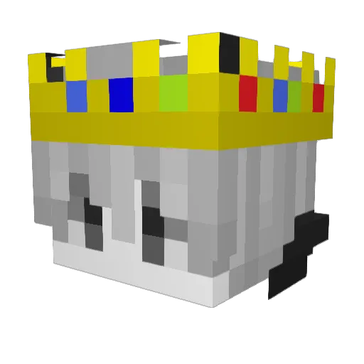 palesky1234 Minecraft avatar head, 3D render