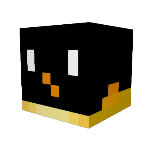 palessio_7 Minecraft avatar head, 3D render