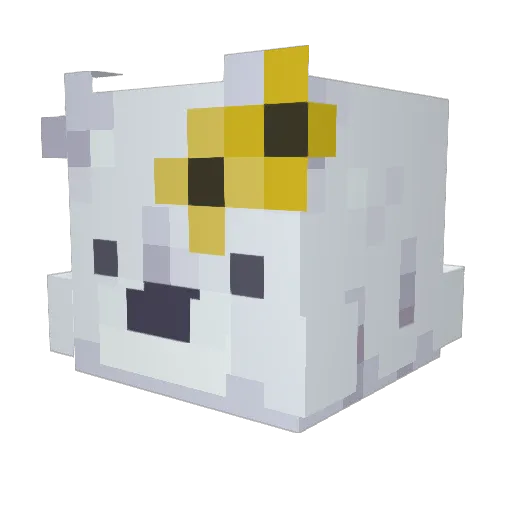 paleteria1 Minecraft avatar head, 3D render