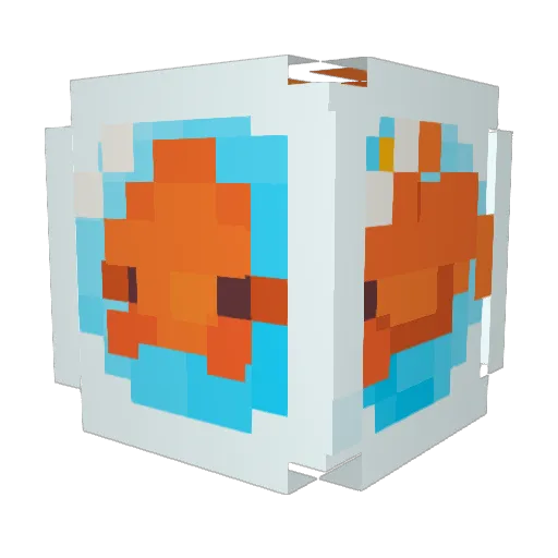 palila_111 Minecraft avatar head, 3D render