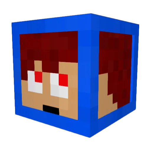 pallboy Minecraft avatar head, 3D render