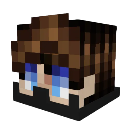 pallemans1 Minecraft avatar head, 3D render