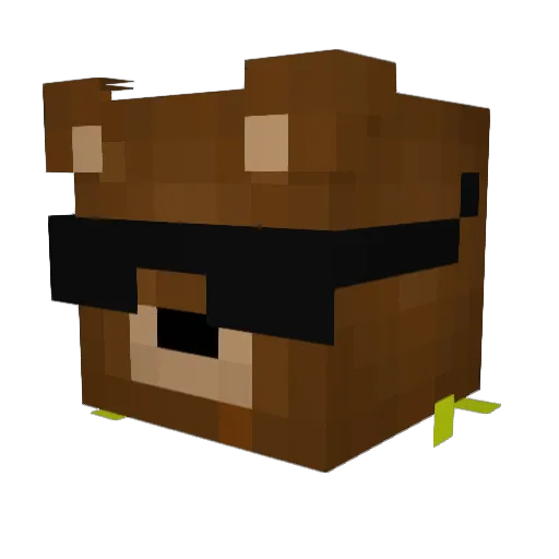 palru1999 Minecraft avatar head, 3D render