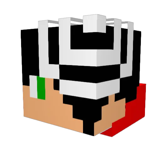 paludetill Minecraft avatar head, 3D render
