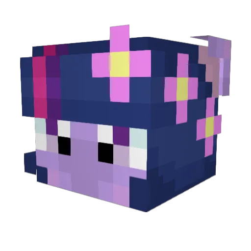pamassaki Minecraft avatar head, 3D render