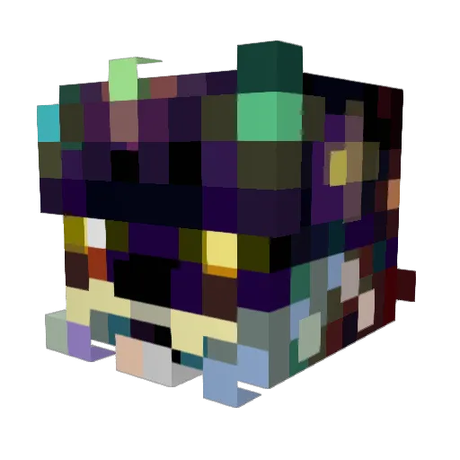 pampam0606 Minecraft avatar head, 3D render