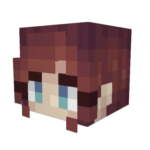 pampat97 Minecraft avatar head, 3D render