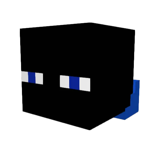 pan7800 Minecraft avatar head, 3D render