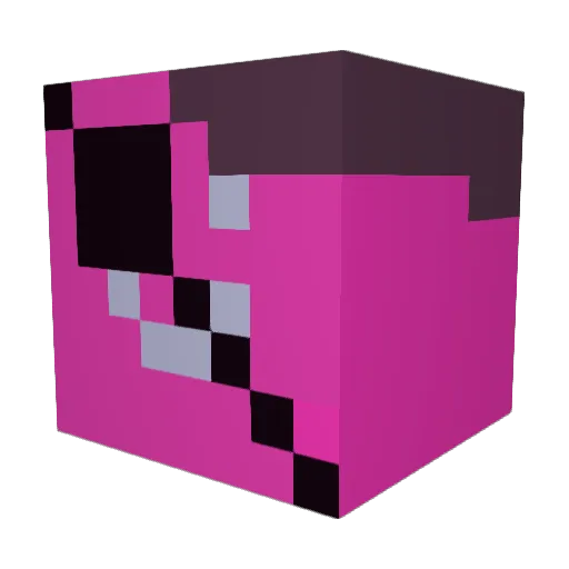 pan85 Minecraft avatar head, 3D render