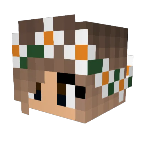 pan_cake3 Minecraft avatar head, 3D render
