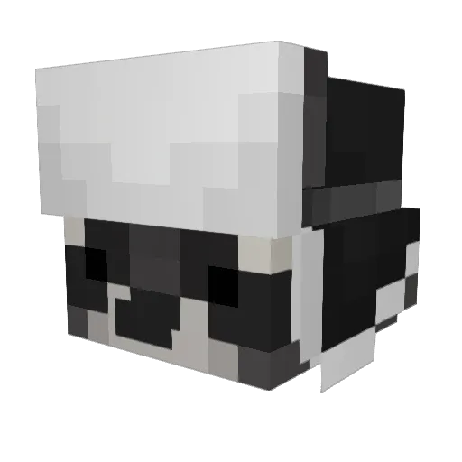pan_pajok Minecraft avatar head, 3D render