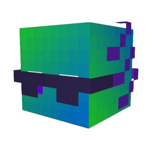 panagiotinio Minecraft avatar head, 3D render