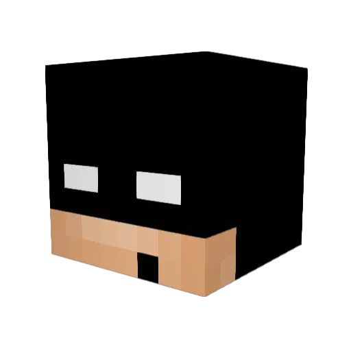 pancake2109 Minecraft avatar head, 3D render