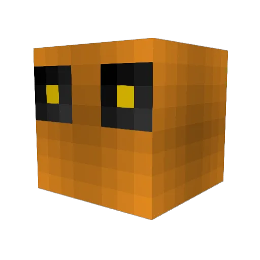 pancake_squares Minecraft avatar head, 3D render