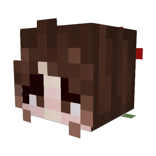 pancakemcluv Minecraft avatar head, 3D render