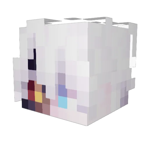 pancakepal0 Minecraft avatar head, 3D render