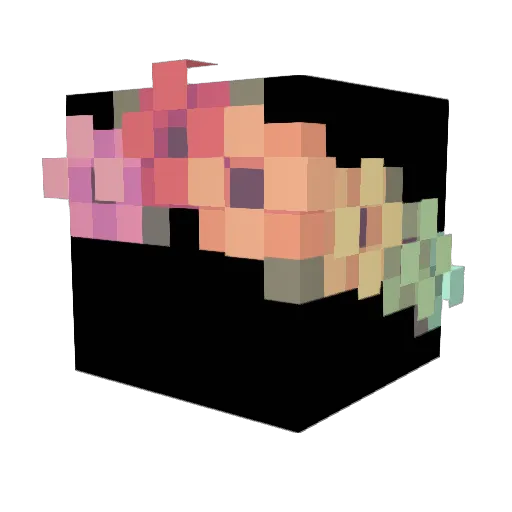pancakerr_ Minecraft avatar head, 3D render
