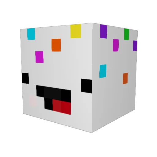 pancakes496 Minecraft avatar head, 3D render