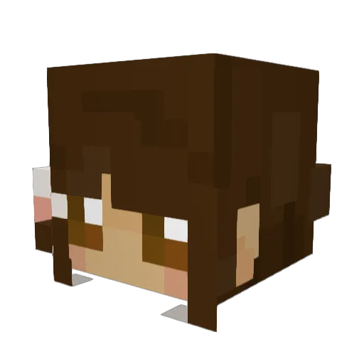 panchinoe Minecraft avatar head, 3D render