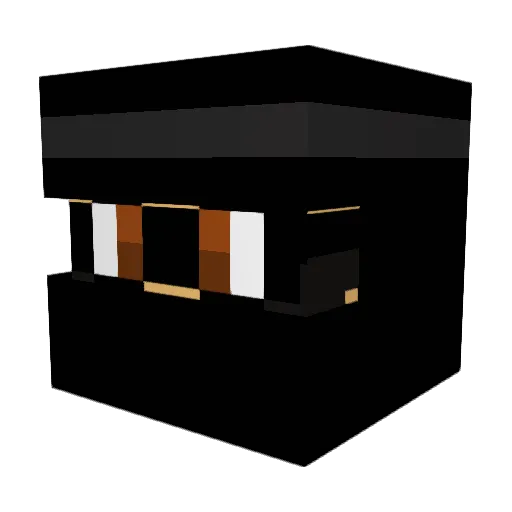 panchittrkx Minecraft avatar head, 3D render