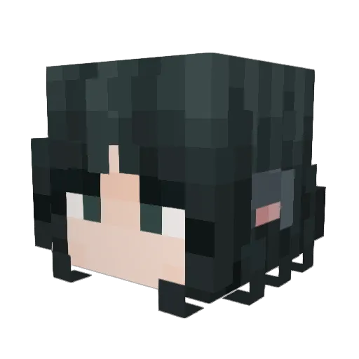 pancho28xd Minecraft avatar head, 3D render
