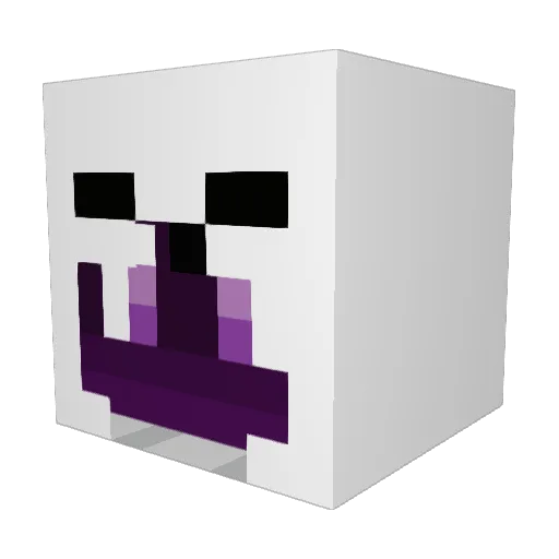 pancur Minecraft avatar head, 3D render