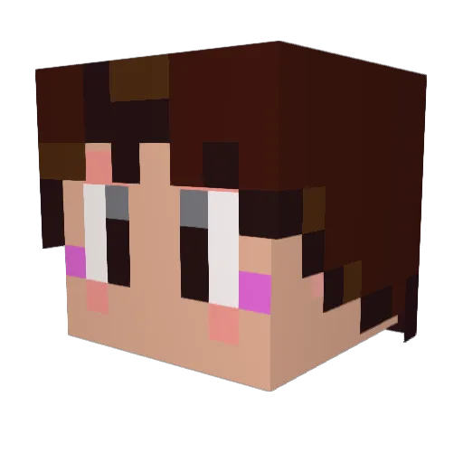 panda200152 Minecraft avatar head, 3D render