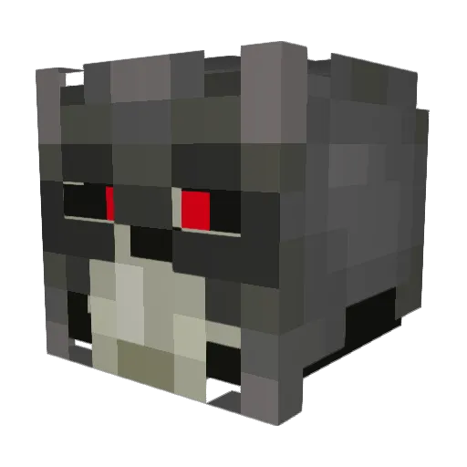 panda4iyami Minecraft avatar head, 3D render