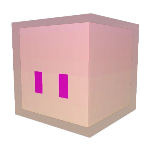 panda_suki Minecraft avatar head, 3D render