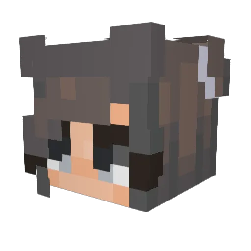 pandabae04 Minecraft avatar head, 3D render