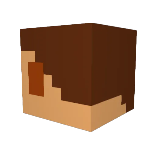 pandablaze36 Minecraft avatar head, 3D render