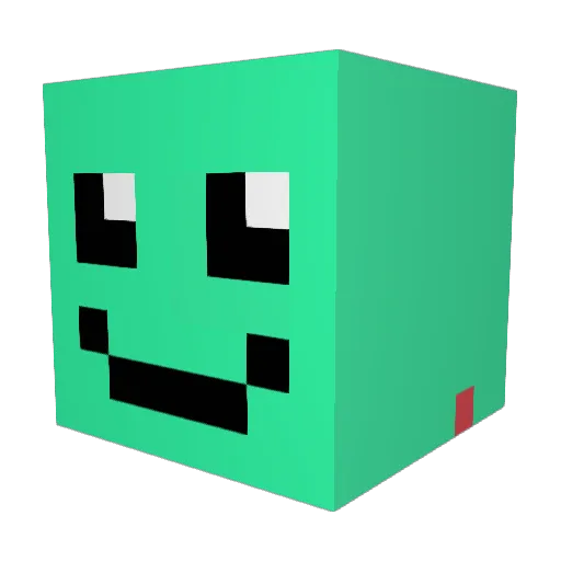 pandamonium45 Minecraft avatar head, 3D render