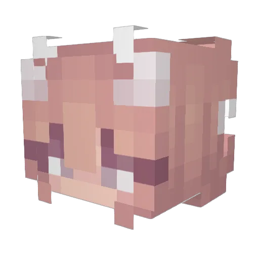 pandastho Minecraft avatar head, 3D render